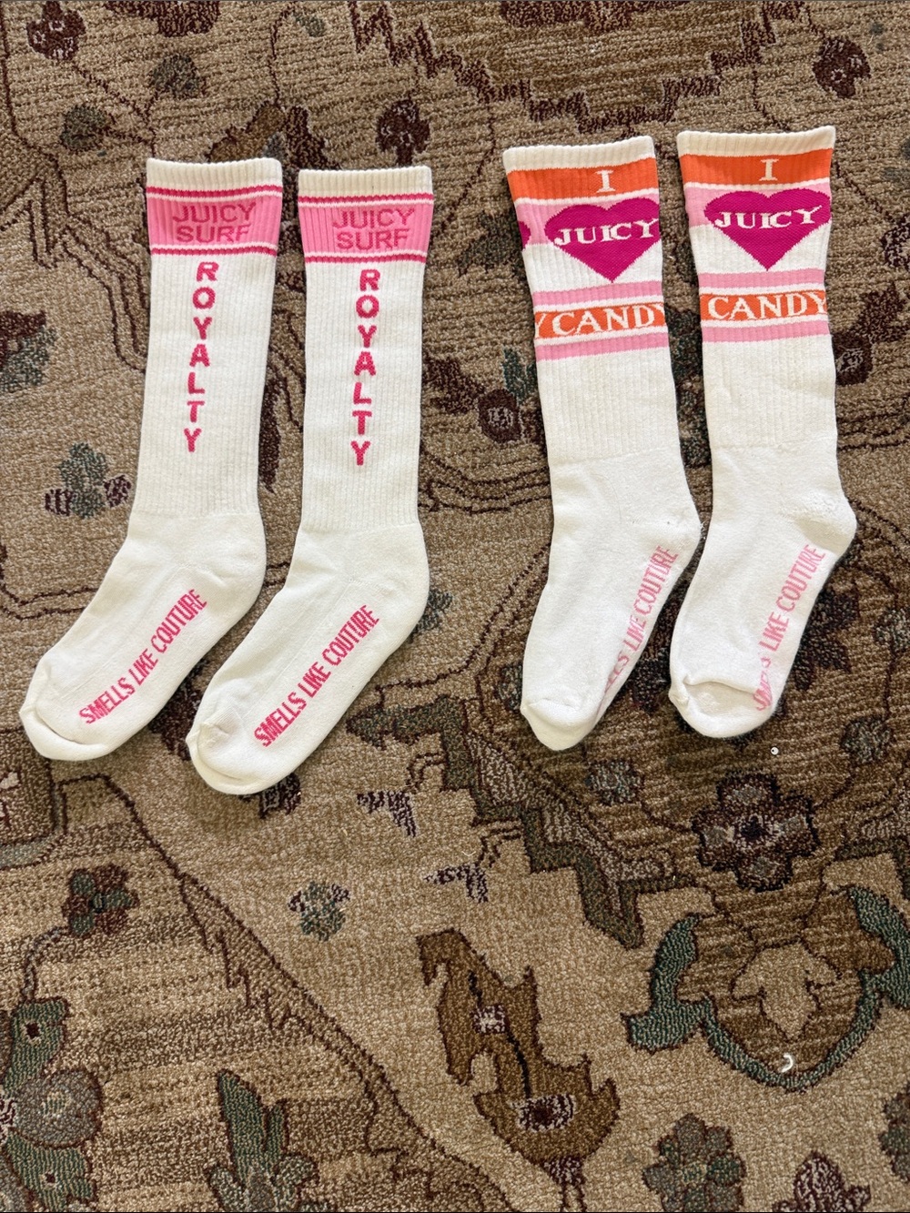 Vintage Juicy Couture Smells Like Couture Knee Socks Juicy Surf Juicy Candy Y2k
